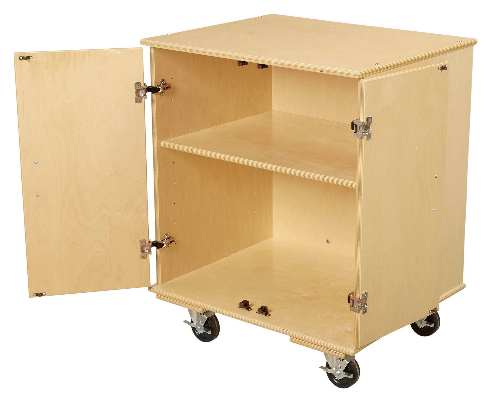 Classroom Select Small Mobile Storage with Adjustable Shelf and Door, 29-1/2 x 24 x 36 Inches 1587695